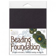 Beadsmith Base de fieltro para bordado 14x11cm - Negro